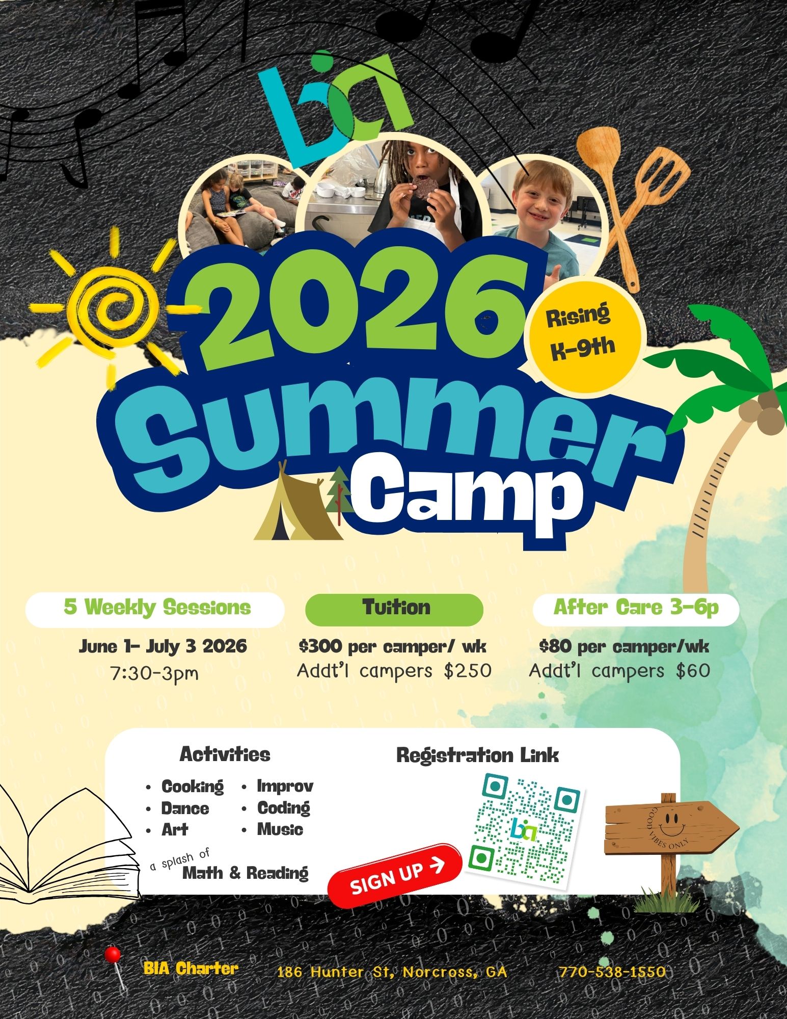 BIA 2026 Summer Camp Flyer